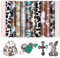 Tintnut Vinylfolie Plotter, 10Pack 12 x 10 Kuhpelz Plotterfolie Vinyl mit 2 Transferfolie Plotter, und andere Plotter