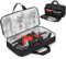 Rexmica Carrying Bag Compatible with Milwaukee 2646-20 M18 / 2646-21ct M18 Grease Gun, Storage Bag Compatible with Dewalt DCGG571M1 / DCGG571B 20V Max Grease Gun, Grease Gun Case with Accessory Pocket