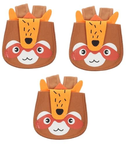 Kisangel 3St Rucksack für Welpen Hunderucksack Welpen Rucksack hundekotbeutel Mini-Rucksack Rucksack für Hund Hundebedarf Bichon Hunde Rucksack Hosenträger Selbst Rucksack reisen Gurt Tuch