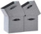 FABINADO Storage Cubes Boxes for Kallax, 33x38x33 cm Fabric Storage Baskets Shelf/Closet/Wardrobe, Dim Gray, 4 Pack