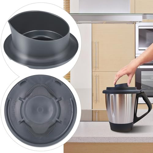 Yimomoyi Tasse à Mesurer pour Thermomix TM6 TM5, Verre Doseur Amovible, Tasse à Mesurer de Qualité Alimentaire avec Échelle Compatible avec Les Accessoires Thermomix TM6/TM5