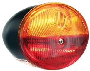 FKSTRAILER Oldtimer Traktor Rückleuchte Blink- Brems- Kennzeichenleuchte OVAL links (E9)