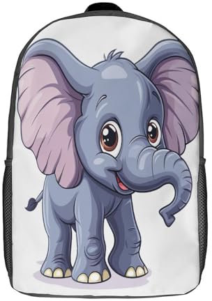 BARDYS Elephant Schulrucksack Schultaschen-Set Für Teenager Schulranzen Rucksack Campus Laptop Backpack 17inch