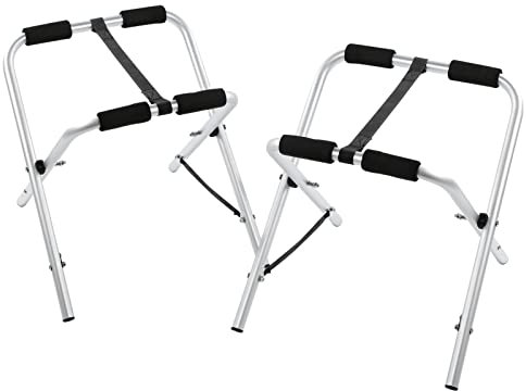 BONKZEBU 2-teiliger Kajakständer, Faltbare Outdoor- und Marine-Kajakständer aus Aluminiumlegierung, für Kajaks, Einfache Lagerung und Transport