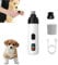 Silent Grind Pro Dog Nail Trimmer, Electric Dog Nail Trimmer, Super Quiet Dog Silent Nail Grinder, Pet Poochie Nail Grinder, Pet Paws Grooming Tool for Small Medium Large Dogs & Cats