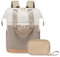 Dokeno Sac a Dos Femme, 15.6 Pouces Sac à Dos pour Ordinateur Portable Femme avec Poche Antivol et Sac de Rangement, Imperméable Sac à Dos de Grande Capacité pour Voyage, Travail, École et Affaires