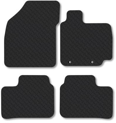 Suzuki Ignis (2016-2021) 5mm Rubber Car Mats | Heavy Duty Rubber Tailored Fit Floor Mats Full Coverage Durable Waterproof Accessories Easy Clean Anti Slip Made in the UK