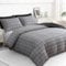 Grace Double Duvet Set - Premium Microfiber Reversible Duvet Cover Double (200 x 200 cm) 3 PCs - Ultrasoft Hypoallergenic Luxury Quilt Cover Bedding Set With Zipper Closure