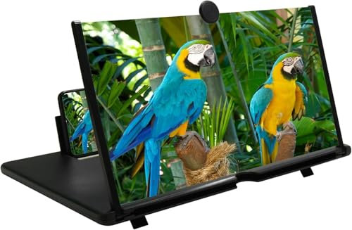 Chililon Amplificador de Pantalla para movil, HD Amplificador Pantalla movil, para Todos los Smartphones, antiluz Azul, Lupa de Pantalla 3D para Ver vídeos de películas (18 Pulgadas)