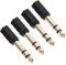 DIYEAH 4 Pièces Adaptateur Audio Male vers Female Convertisseur Audio pour Casque et Micro pour Mixeur et Piano