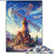 Jigsaw Puzzles for Adults 1000 Piece Colorful Windmills Jigsaw Puzzle Made of cardboard,Intricate Design for Teenagers, DIY Decor, And Brain-Boosting Fun 1000pcs(26x38cm)