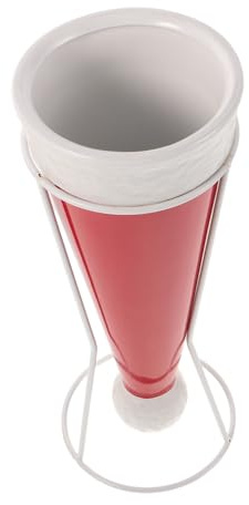BUGUUYO Vintage Keramikvase Mit Weihnachtsmannmütze Design Kleine Kreative Blumenhalter Für Wohnzimmer Büro Party Dekoration Weihnachtsdekorvase Für Festliche Arrangements