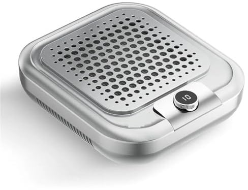 Aspirateur Ongles, Aspirateur à ongles professionnel for ongles en acrylique avec 2 filtres réutilisables 10 vitesses
