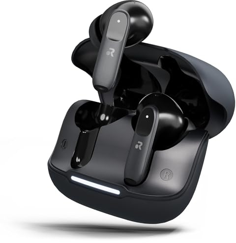 ORRO EcoBuds+ Wireless Earbuds, In-Ear Silicone Eartips, Bluetooth 5.4 Earphones - Black