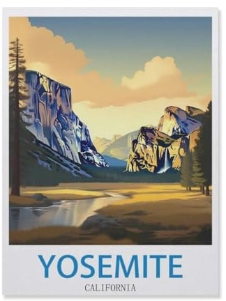 Jigsaw 1000 Pieces，Yosemite California，DIY Art for Grown Ups Adults（50x70cm）-EH94