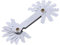 OriGlam Calibro per filettatura passo passo, vite in acciaio inox 60°, set di strumenti di misura (metrico, lame 0,5-7,0)