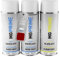 MG PRIME Autolack Sprühdosen Set für Peugeot EVH Rouge Elixir Nacre/Elixir Rot Metallic Grundlack Basislack Klarlack Spraydose 400ml