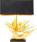 Kare Design Tischlampe Tropical Flower Schwarz/Gold, Desk Lamp, Tischleuchte, Dekoleuchte, Office Lampe, Nachttischlampe, Schreibtischlampe, kein Leuchtmittel inklusive, 65x51x22 cm (H/B/T)