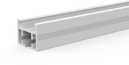 Quoya Smart Electric Motorisierte Vorhangschiene, extra 1 m Schiene mit Verbindungsstück (nur für Modell AT5810 und QL600) (nicht kompatibel mit QL500)