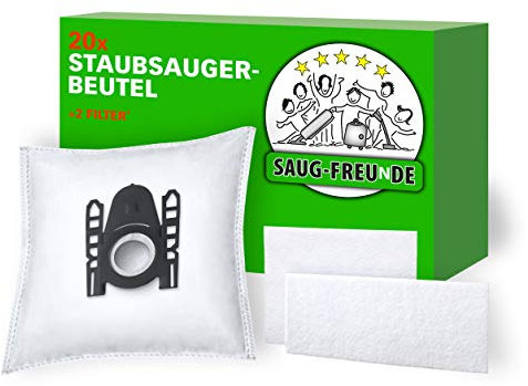 SAUG-FREUnDE | 20 Staubsaugerbeutel für BOSCH Serie 8, BGB75A342 BGB75X494 BGL75AC342 BGB8PET1 BGB8SIL1 BGL8ALL5 BGL8HYG1 BGL8PET2 BGL8POW2 BGL8SIL5 BGL8SIL6 BGL8X230 BGL8X329 BGL8ZOON (SI3)