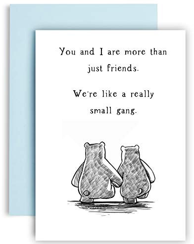 Geburtstagskarten mit der Aufschrift We're a Really Small Gang, Freundschaftsgeschenke für Frauen, Geburtstagskarte für Mutter, Schwester, Geburtstagskarte für Tochter, A5