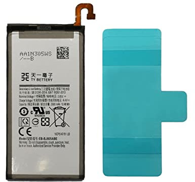 [TY BETTERY] Batteria compatibile con EB-BJ805ABE Samsung Galaxy A6 Plus 2018 / J8 Plus / A9 star lite
