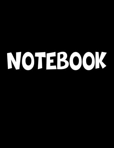 Notebook: Black Cover notebook is a journaling book