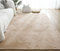 Zswpyq Teppich, Kunstfell Hochflor Teppich, Super Shaggy Anti Rutsch Waschbar Teppich Für Wohnzimmer, Schlafzimmer,Camel,50 x 80 cm