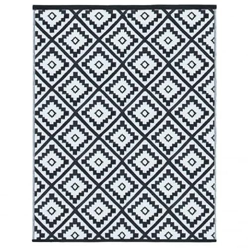 IDMarket - Tapis extérieur Bahamas Noir 180 x 280 CM