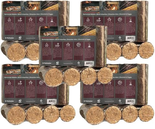 Pollmeier Buchenholzbriketts 30kg Karton Holzbriketts Brennholz Kaminholz