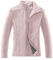 33,000ft Damen Fleecejacke mit Durchgehendem Reißverschluss Stehkragen Damen Leichte Fleece Jacke Antistatische Outdoor Damenjacke für Wandern und Freizeit, Hellrosa XL