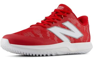 New Balance FuelCell 4040v7 Turf-Trainer, Zapatillas de béisbol Unisex Adulto, Team Red/Optic White, 44 EU