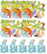 POFET 5 Set Dinosaurier-Kuchenaufsätze, große Dinosaurier-Kuchenumrandung, Dekoration, Dinosaurier-Kucheneinsatz für Kindergeburtstagskuchen, Party-Kuchen