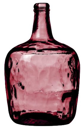 NATURAL LIVING Vase Dame Jeanne 8L Rubi en Verre Recycle DIAM 21CM XH36,5CM
