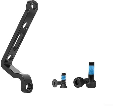 Bike Brake Disc Adapter, Bike Post To Flat Mount Adapter Brake Caliper Mount Adapter 180/160mm for Cycle Replacement Part 160MM/180MM(160MM)