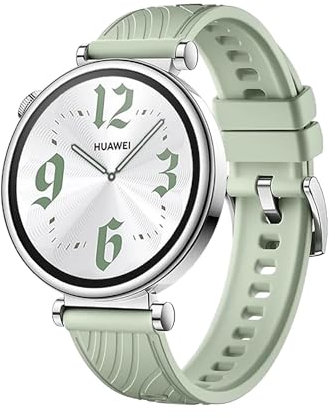 GIOPUEY Correas Compatible con Huawei Watch GT4 41mm, Suave Silicona La Correa [Resistente al Desgaste] [Transpirable] Pulsera - Matcha Green