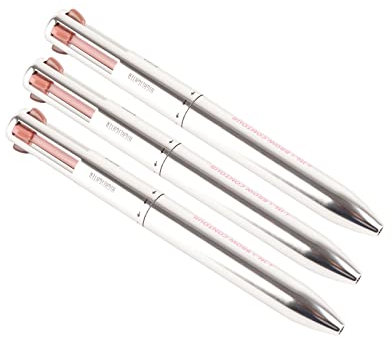 Verdant Touch Eyebrow Highlight Pen 4 in 1 Eyebrow Highlight Pen Portable Long Lasting Contour Defining Highlighting Pen, 3pcs