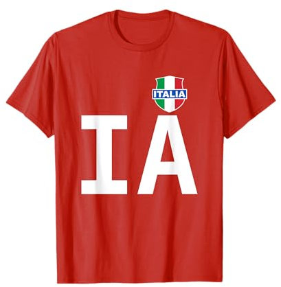 Italia IA Familie Freunde Gruppen Italien Flaggenpuzzle T-Shirt