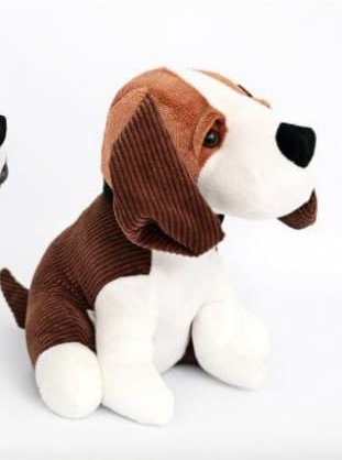 Marco Paul Brown Dog Beagle Door Stop, Cute Animal Weighted, Durable Heavy Duty Fabric Doorstop, Fabric Door Stopper for Bedroom, Kids Room, Office, Livingroom Decorative Animal Theme