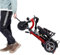 3-Rad-Mobilitätsroller,Elektrisches Dreirad,Leichte Faltbare Mobilitätsroller,Tragbarer Reiseroller,Mit Kindersitz,Luftreifen,Tragfähigkeit 150 Kg,Für Ältere Menschen Und Behinderte