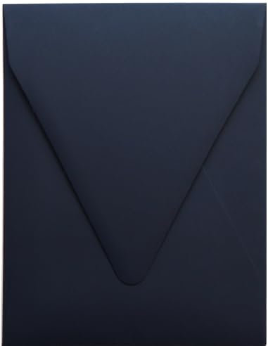 Netuno 25 farbige Umschläge Marineblau 18,2 x 13,4 cm 120g Malmero Bleu blaue Briefumschläge edel für Hochzeitskarten Geburtstagskarten Einladungsumschläge farbig elegante Briefkuvers blu envelopes