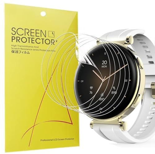 Blueshaweu Schutzfolie Kompatibel mit Hama Smartwatch 7000 1,32“, HD klar Flexible TPU Displayschutzfolie [6 Stück] Kompatibel für Hama 7000 Smartwatch (transparent)