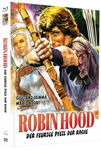 Robin Hood - Der feurige Pfeil der Rache - Mediabook - Cover B - Limited Edition auf 111 Stück (Blu-ray+DVD) (+ Bonus-DVD)