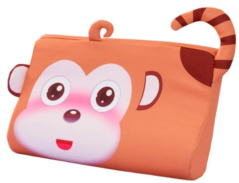 Yonuaret Kinderkissen Tiere Schlummerkissen Kinder, Atmungsaktiv Und Hautfreundlich Kinderkopfkissen, Ergonomisches Kinder Kopfkissen Bettkissen Für Junge Mädchen,45 X 27 X 6 cm