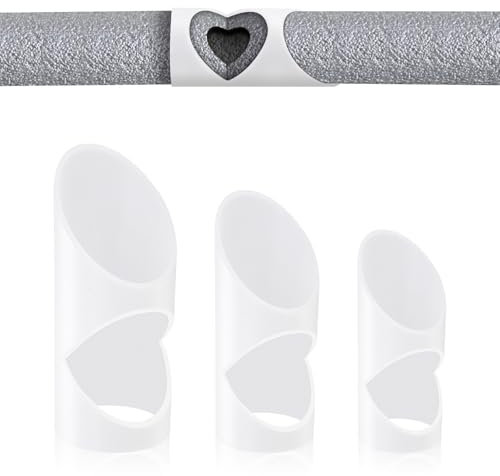 3 Piece Foam Pipe Cutting Tool - Precision Triple Pipe Insulation Cutting Jig, Ideal for Home, Industrial and Commercial Use, 41mm, 48mm, 54mm (White)
