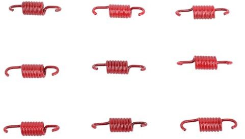 9 Pz Molle Frizione Rosse Molle Frizione per Scooter Ad Alte Prestazioni 1500 Giri/min Set Molle Frizione Rinforzate Set Molle Frizione per Scooter Molle da Corsa Ad Alte