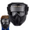 Lunaobrik Schweißhelm, automatisch, mit großer Sicht, elektrisches Schweißen, Anti-Glare-Maske, UV-Schutz, abnehmbar, Gesichtsschutz