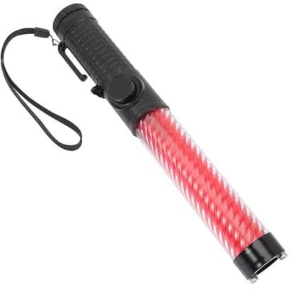 NUOBESTY Multifunktionaler Led Verkehrs-warnstab Mit Handgelenkband Extrahell Und Leicht Für Sicherheitswarnungen Straßensperren Camping Outdoor-einsätze Und Event-leuchtstab