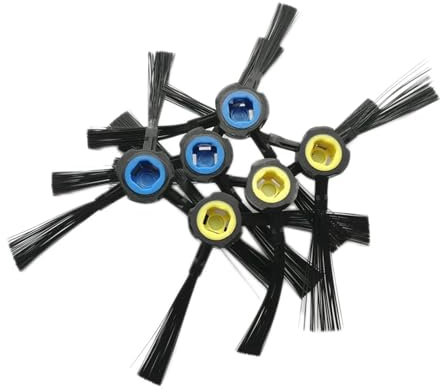 Seitenbürste For Staubsauger, Kompatibel Mit ZACO, Kompatibel Mit ILIFE, A7, A9s, A10s, A80 Plus, L100, B5 Max, V9e, V8S, V80, V8c, V85, V8e, V8 Plus, Roboterstaubsaugerteile, Ersatzteile(6pcs)