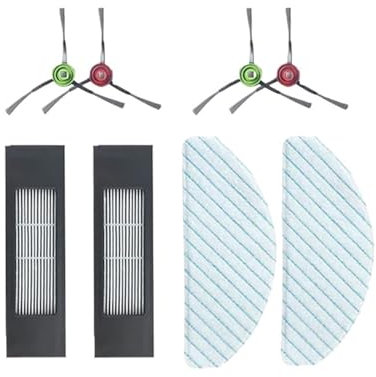 AEA4, Compatible Avec Yeedi, Vac 2 Pro, Brosse Latérale Principale, Filtre Hepa, Chiffon De Nettoyage, Pièces De Rechange For Aspirateur Robot, Brosses À Rouleau, Chiffon De Nettoyage